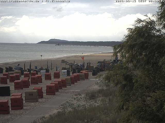 Archiv Foto Webcam Usedom: Zinnowitz/Trassenheide Ostseestrand