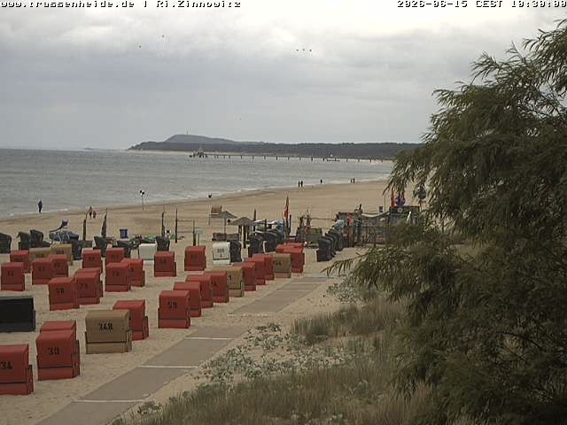 Archiv Foto Webcam Usedom: Zinnowitz/Trassenheide Ostseestrand