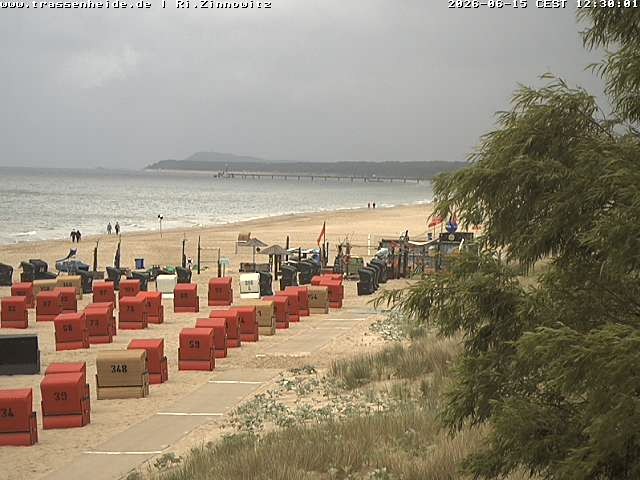 Archiv Foto Webcam Usedom: Zinnowitz/Trassenheide Ostseestrand