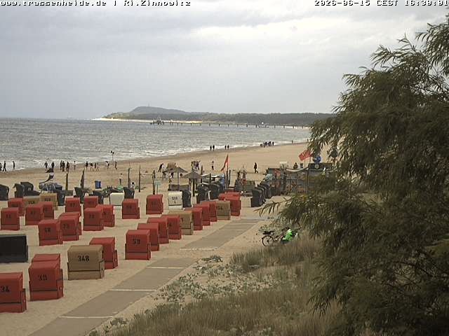 Archiv Foto Webcam Usedom: Zinnowitz/Trassenheide Ostseestrand