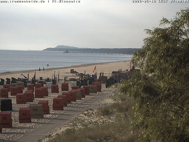 Archiv Foto Webcam Usedom: Zinnowitz/Trassenheide Ostseestrand