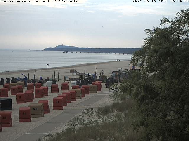 Archiv Foto Webcam Usedom: Zinnowitz/Trassenheide Ostseestrand