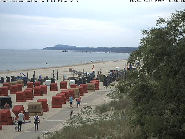 Archiv Foto Webcam Usedom: Zinnowitz/Trassenheide Ostseestrand