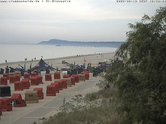 Archiv Foto Webcam Usedom: Zinnowitz/Trassenheide Ostseestrand