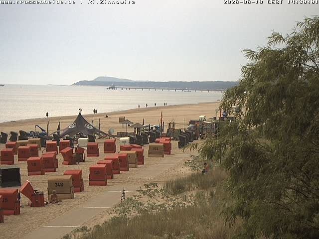 Archiv Foto Webcam Usedom: Zinnowitz/Trassenheide Ostseestrand