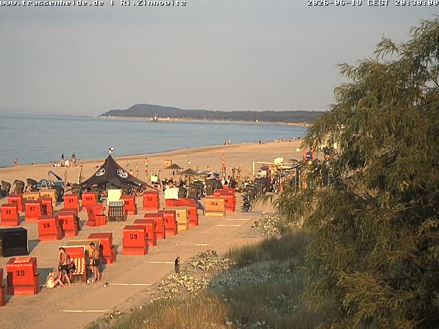Archived image Webcam Beach of Zinnowitz/Trassenheide at the Baltic Sea