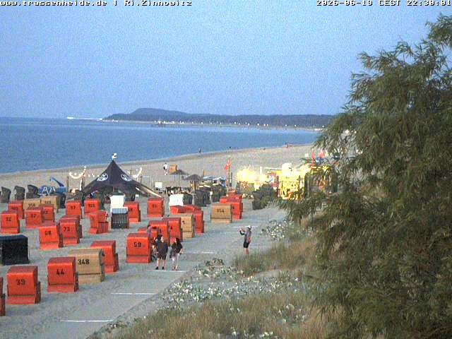 Archived image Webcam Beach of Zinnowitz/Trassenheide at the Baltic Sea