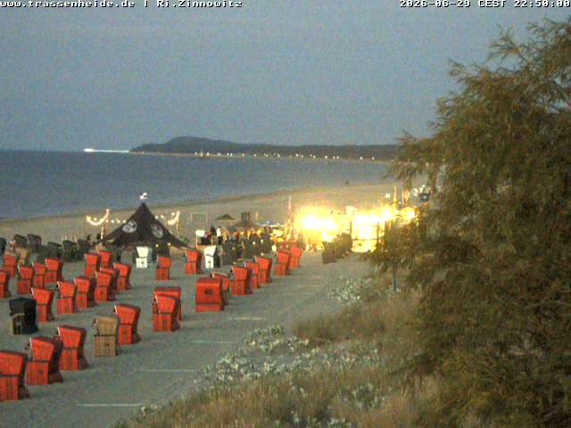 Archiv Foto Webcam Usedom: Zinnowitz/Trassenheide Ostseestrand