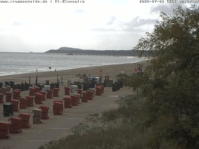 Archiv Foto Webcam Usedom: Zinnowitz/Trassenheide Ostseestrand