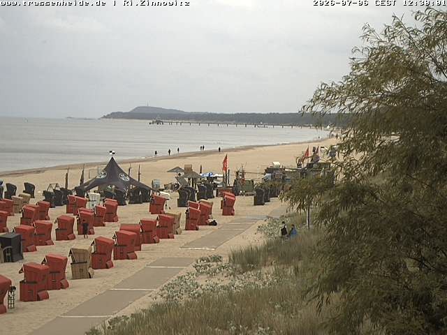Archiv Foto Webcam Usedom: Zinnowitz/Trassenheide Ostseestrand