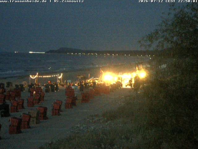 Archiv Foto Webcam Usedom: Zinnowitz/Trassenheide Ostseestrand
