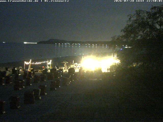 Archiv Foto Webcam Usedom: Zinnowitz/Trassenheide Ostseestrand