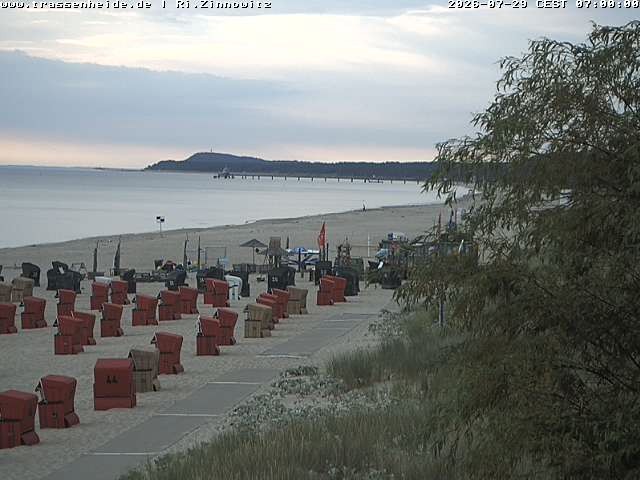 Archiv Foto Webcam Usedom: Zinnowitz/Trassenheide Ostseestrand