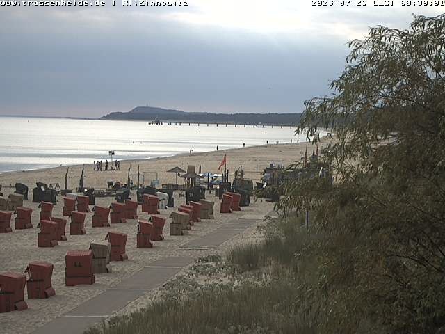 Archiv Foto Webcam Usedom: Zinnowitz/Trassenheide Ostseestrand