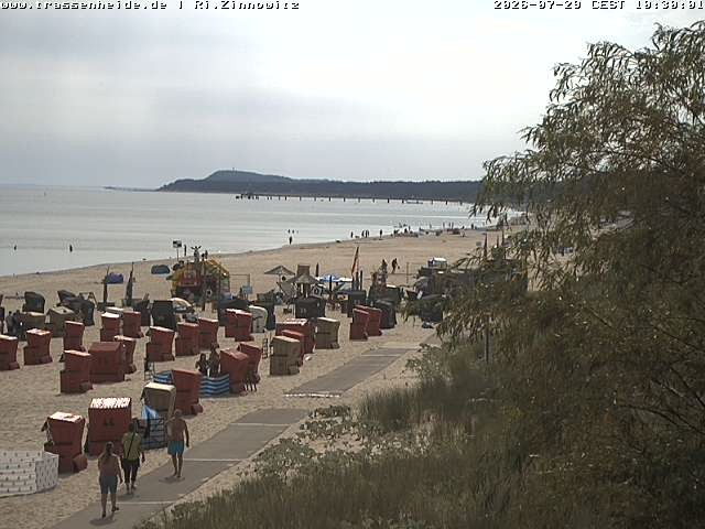 Archiv Foto Webcam Usedom: Zinnowitz/Trassenheide Ostseestrand