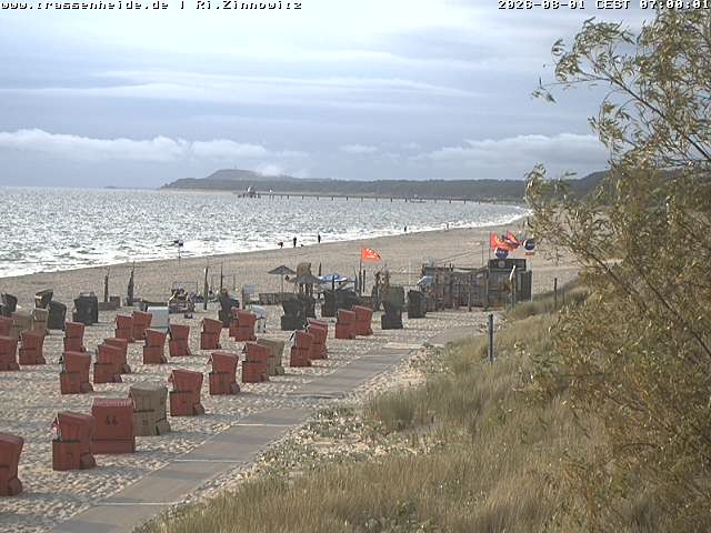 Archiv Foto Webcam Usedom: Zinnowitz/Trassenheide Ostseestrand