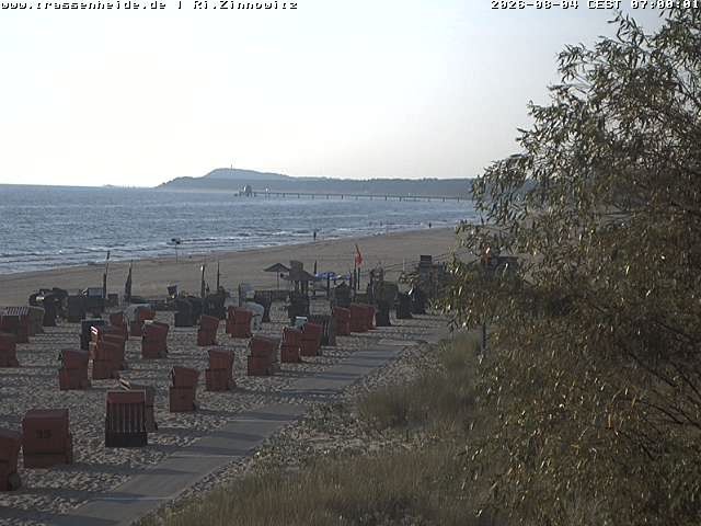 Archived image Webcam Beach of Zinnowitz/Trassenheide at the Baltic Sea