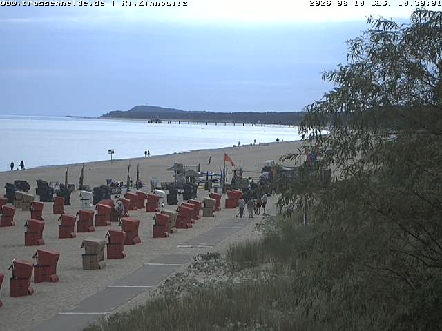 Archiv Foto Webcam Usedom: Zinnowitz/Trassenheide Ostseestrand