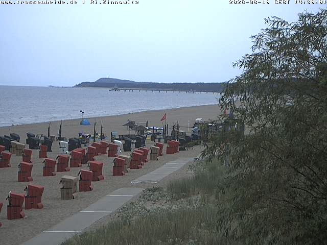 Archiv Foto Webcam Usedom: Zinnowitz/Trassenheide Ostseestrand
