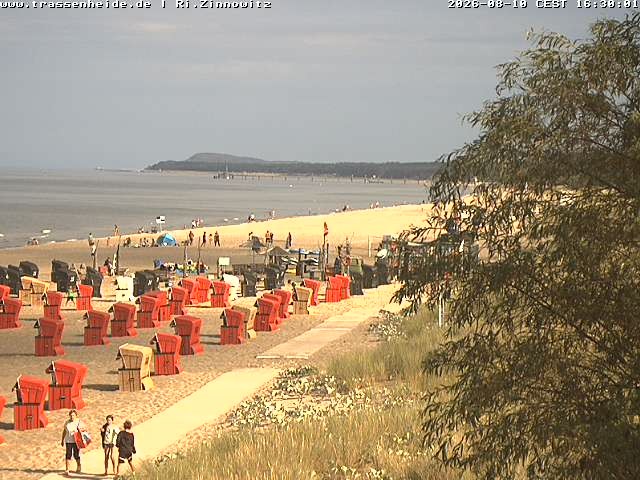 Archiv Foto Webcam Usedom: Zinnowitz/Trassenheide Ostseestrand