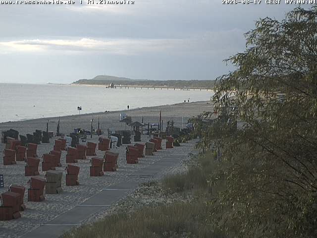 Archiv Foto Webcam Usedom: Zinnowitz/Trassenheide Ostseestrand