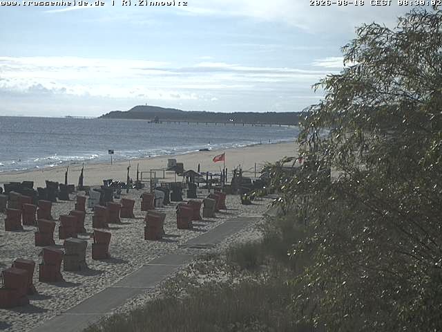 Archiv Foto Webcam Usedom: Zinnowitz/Trassenheide Ostseestrand