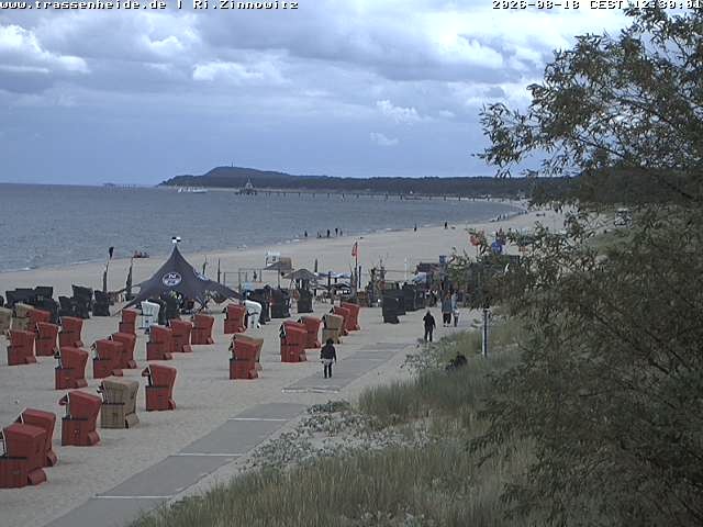 Archiv Foto Webcam Usedom: Zinnowitz/Trassenheide Ostseestrand