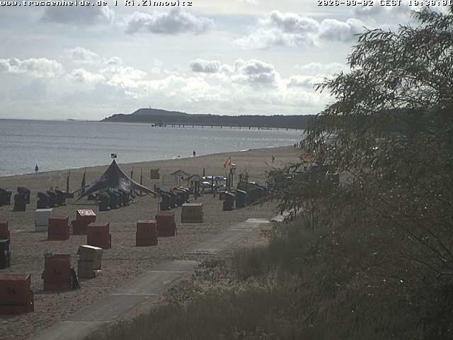 Archiv Foto Webcam Usedom: Zinnowitz/Trassenheide Ostseestrand