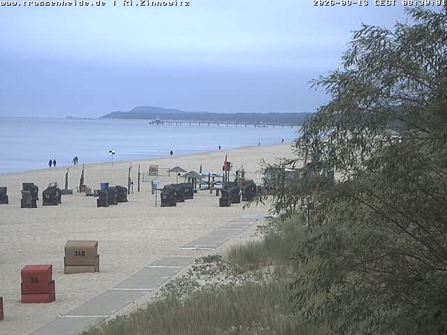 Archiv Foto Webcam Usedom: Zinnowitz/Trassenheide Ostseestrand