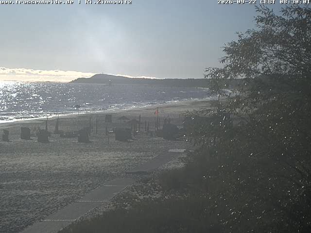 Archiv Foto Webcam Usedom: Zinnowitz/Trassenheide Ostseestrand
