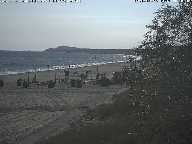 Archiv Foto Webcam Usedom: Zinnowitz/Trassenheide Ostseestrand