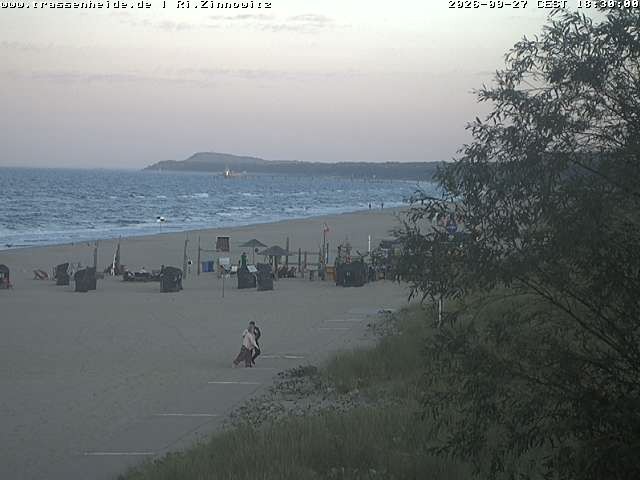 Archiv Foto Webcam Usedom: Zinnowitz/Trassenheide Ostseestrand