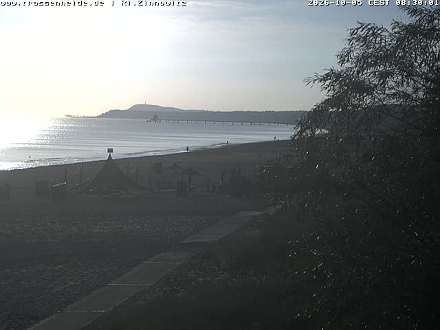 Archiv Foto Webcam Usedom: Zinnowitz/Trassenheide Ostseestrand