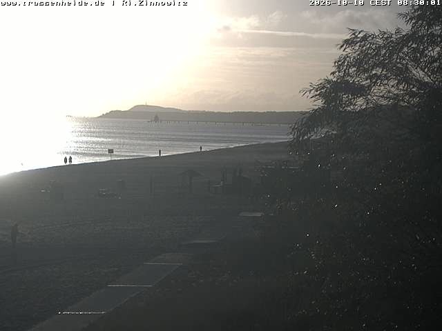 Archived image Webcam Beach of Zinnowitz/Trassenheide at the Baltic Sea