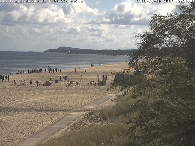 Archived image Webcam Beach of Zinnowitz/Trassenheide at the Baltic Sea