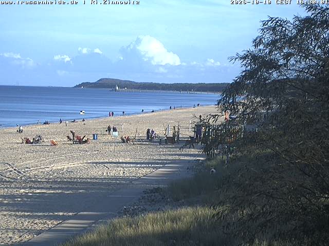 Archived image Webcam Beach of Zinnowitz/Trassenheide at the Baltic Sea
