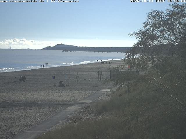 Archived image Webcam Beach of Zinnowitz/Trassenheide at the Baltic Sea
