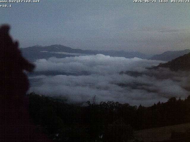Archiv Foto Webcam Alpengasthof Bergfried