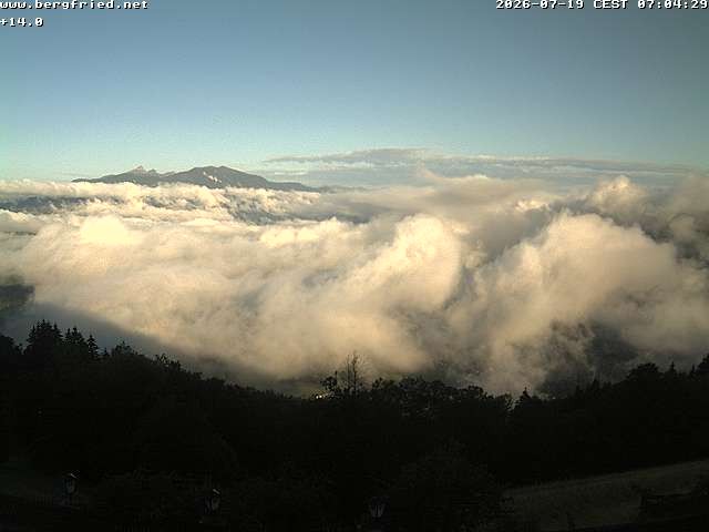 Archiv Foto Webcam Alpengasthof Bergfried