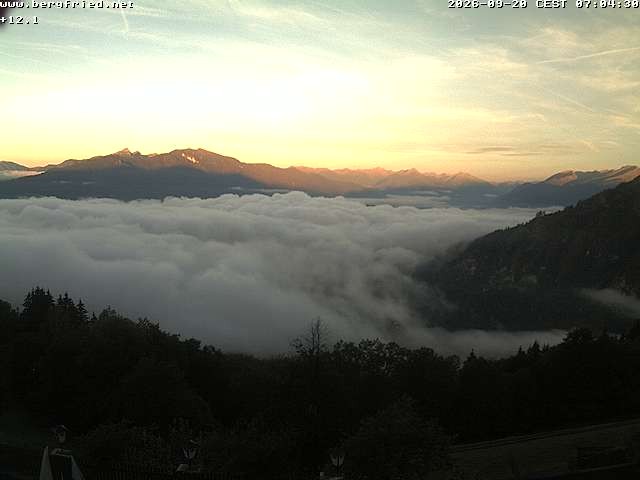 Archiv Foto Webcam Alpengasthof Bergfried