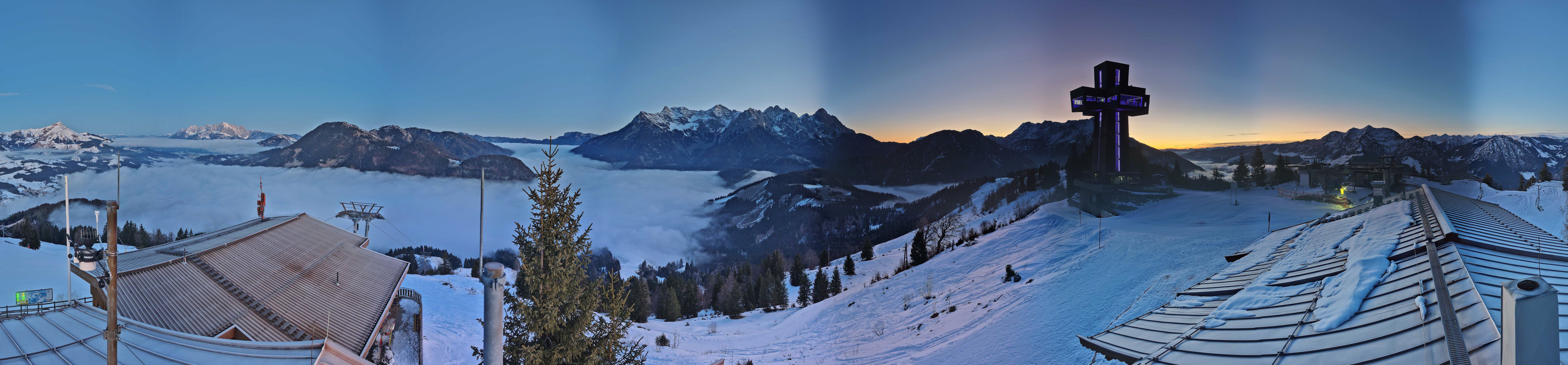 Archiv Foto Webcam Jakobskreuz im Pillerseetal