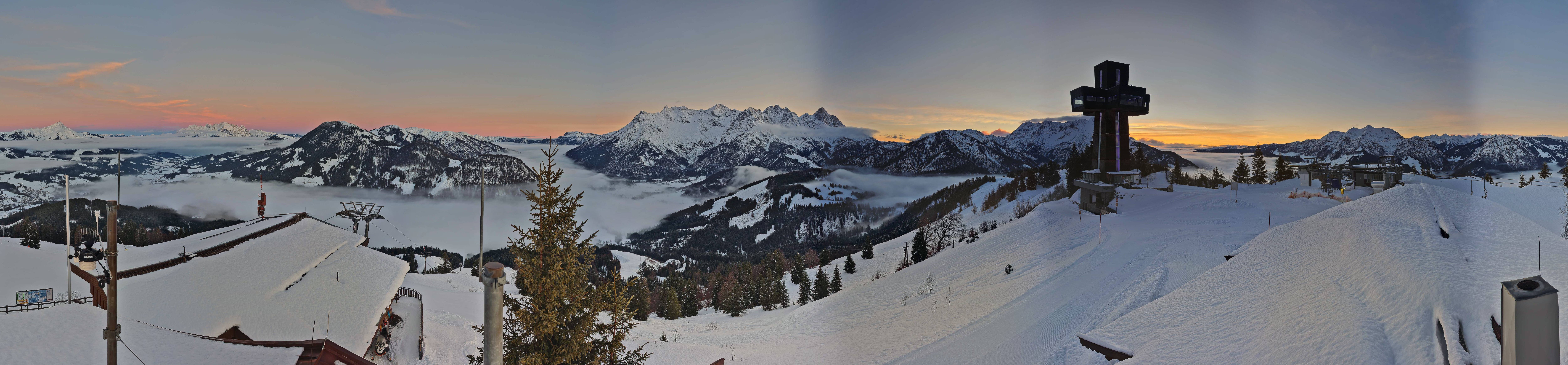 Archiv Foto Webcam Jakobskreuz im Pillerseetal