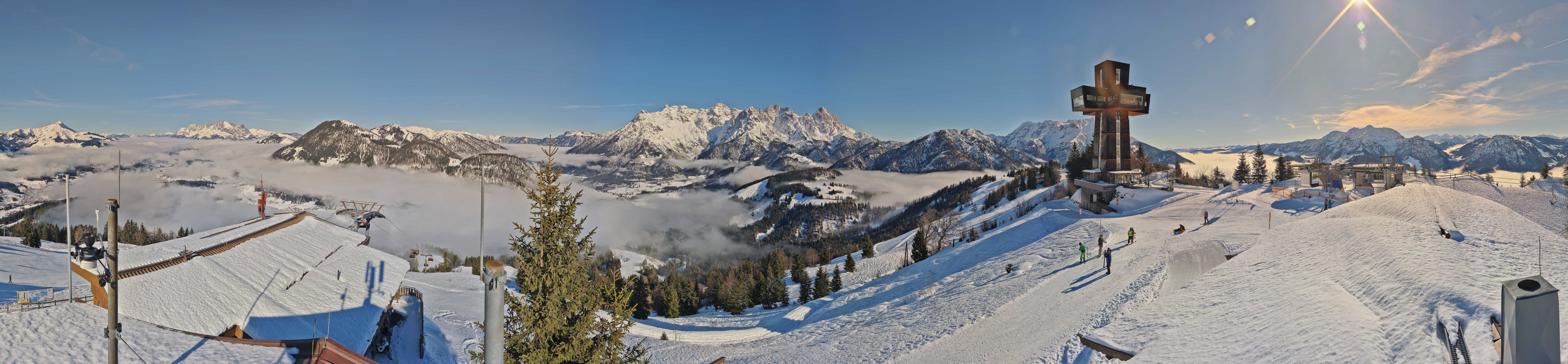 Archiv Foto Webcam Jakobskreuz im Pillerseetal