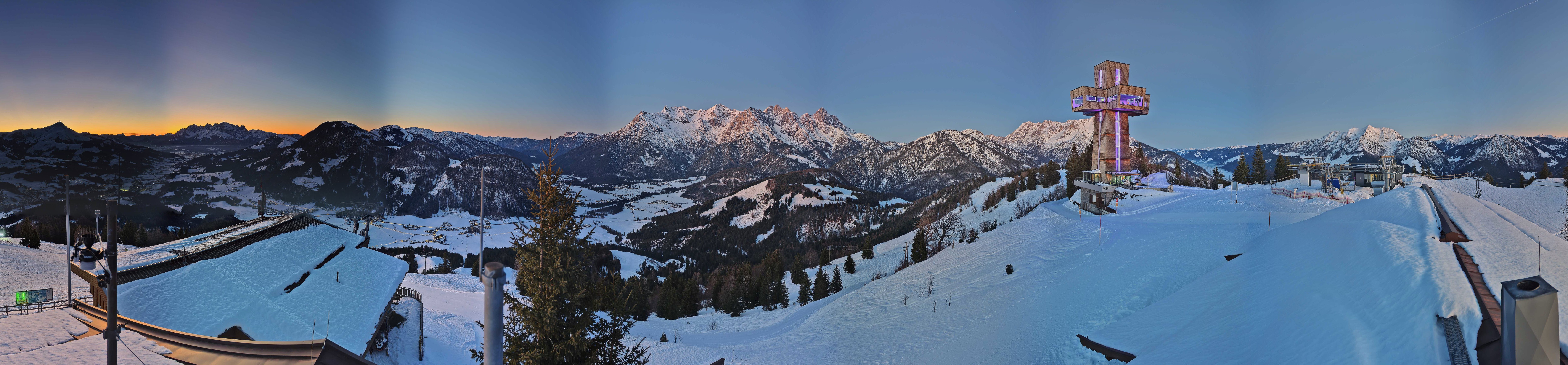 Archiv Foto Webcam Jakobskreuz im Pillerseetal