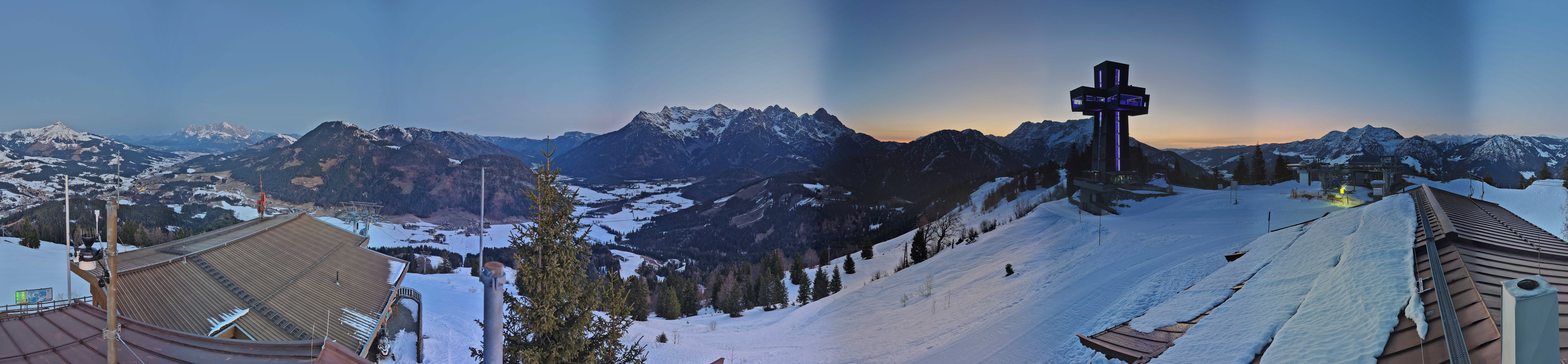 Archiv Foto Webcam Jakobskreuz im Pillerseetal