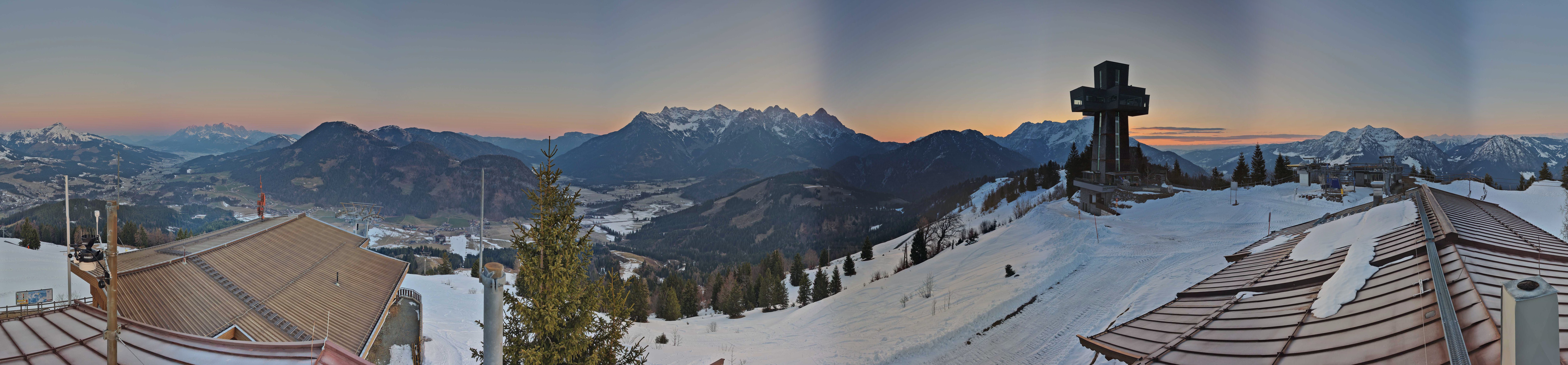 Archiv Foto Webcam Jakobskreuz im Pillerseetal