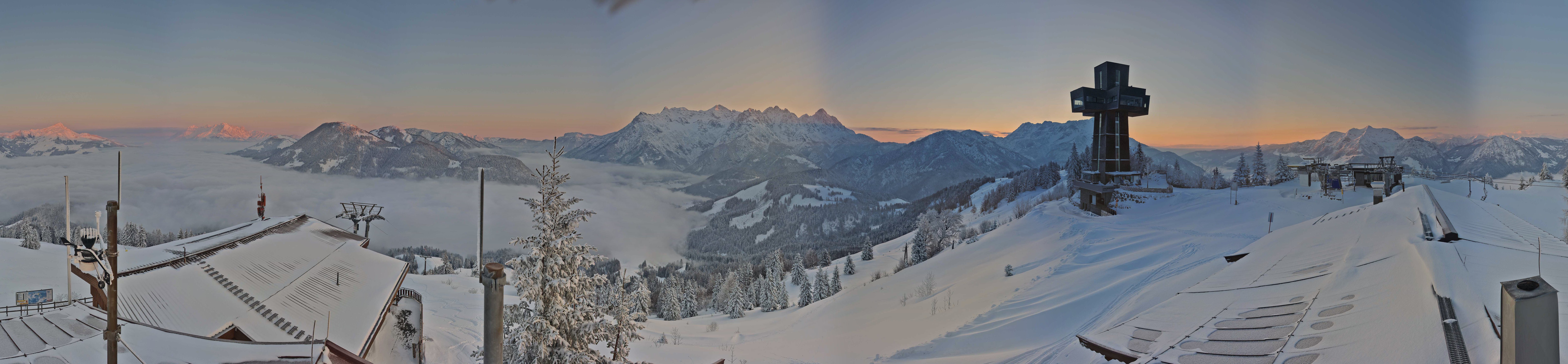 Archiv Foto Webcam Jakobskreuz im Pillerseetal