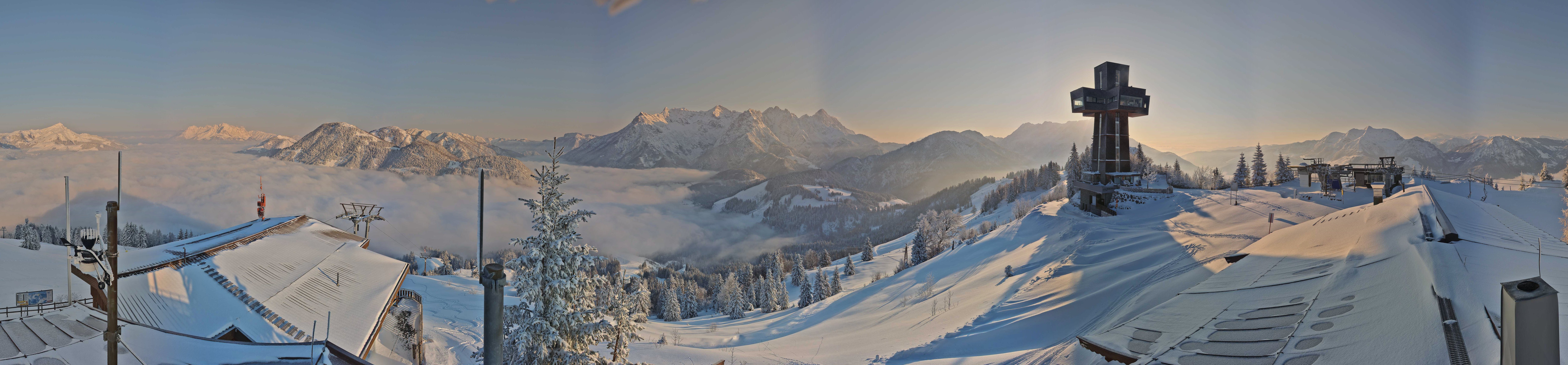 Archiv Foto Webcam Jakobskreuz im Pillerseetal