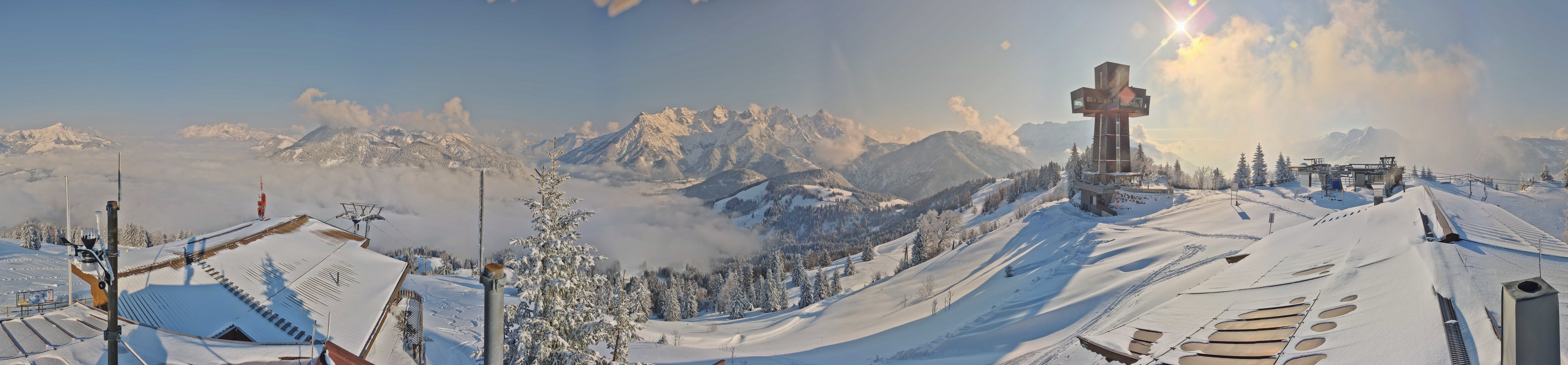 Archiv Foto Webcam Jakobskreuz im Pillerseetal