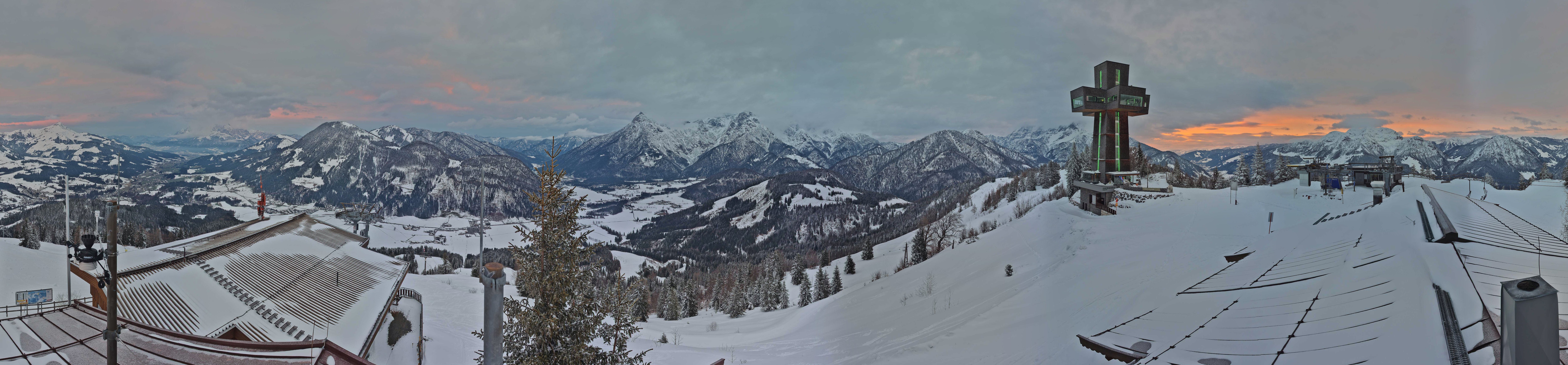 Archiv Foto Webcam Jakobskreuz im Pillerseetal